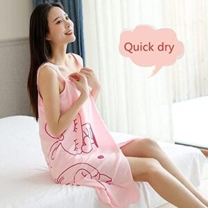 Cotton Bathrobe Towel Dress